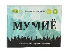 Мумие Алтайское Бальзам Горного Алтая АлтайМаг, 10г