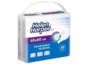Helen Harper Soft&Dry (60 x 60) 30 шт пелёнки впитывающие детские