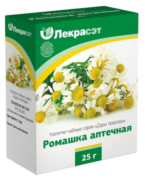 Ромашка аптечная, цветки 25 г фотография