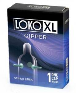 Насадка Loko XL Gipper с возбуждающим  эффектом №1